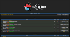 Desktop Screenshot of forum.cakeordeath-guild.com