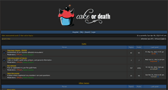Desktop Screenshot of cakeordeath-guild.com