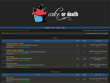 Tablet Screenshot of cakeordeath-guild.com